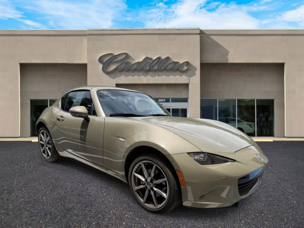 Zircon Sand Metallic 2023 Mazda MX-5 Miata RF Grand Touring RWD Convertible Rear-Wheel Drive 6-Speed Automatic