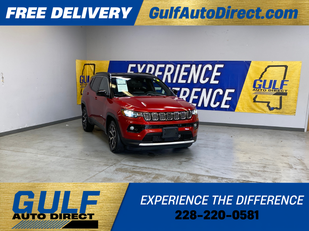 Red Hot Pearlcoat 2025 Jeep Compass SUV / Crossover Four-Wheel Drive 8-Speed Automatic