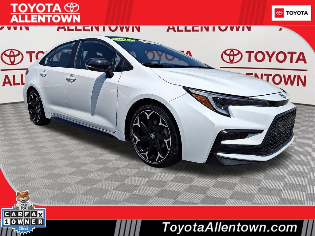 Midnight Black Metallic 2025 Toyota Corolla Sedan Front-Wheel Drive Continuously Variable Transmission