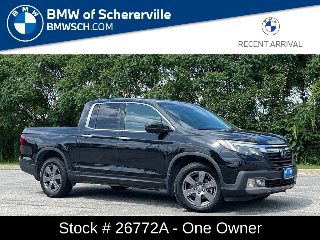 Crystal Black Pearl 2020 Honda Ridgeline Pickup Truck All-Wheel Drive 9-Speed Automatic
