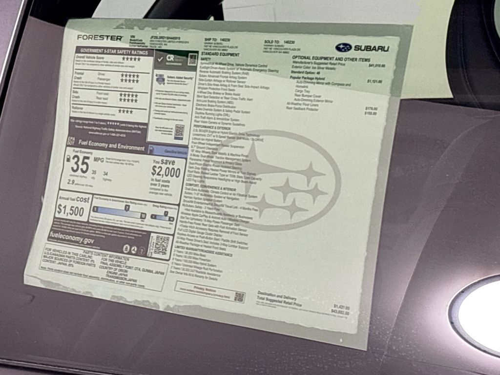 2025 Subaru Forester Hybrid Limited