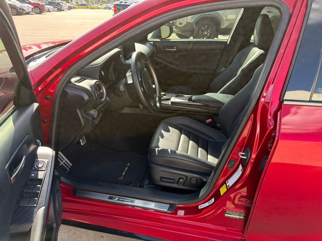 2021 Lexus IS 350 F SPORT Red at Texan Dodge Chrysler Jeep Ram