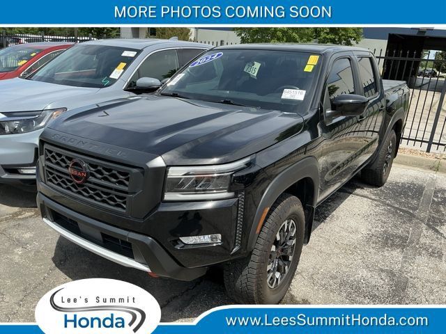 Super Black 2024 Nissan Frontier PRO-4X Crew Cab 4WD Pickup Truck Four-Wheel Drive 9-Speed Automatic Overdrive