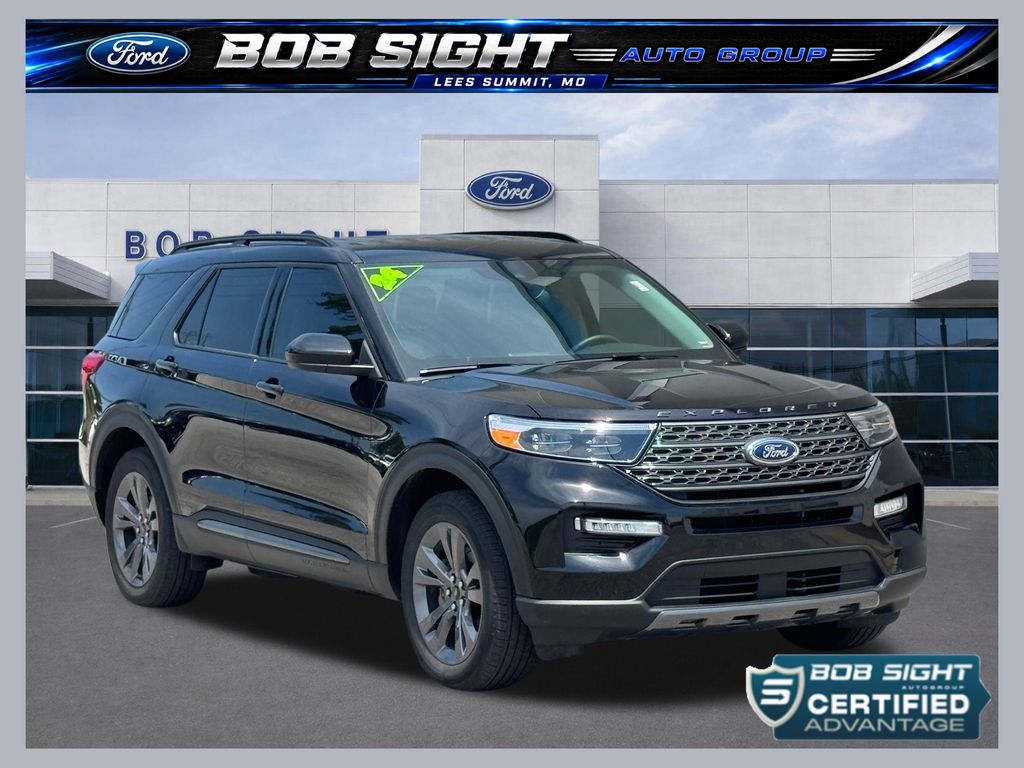 Agate Black Metallic 2024 Ford Explorer SUV / Crossover All-Wheel Drive Automatic