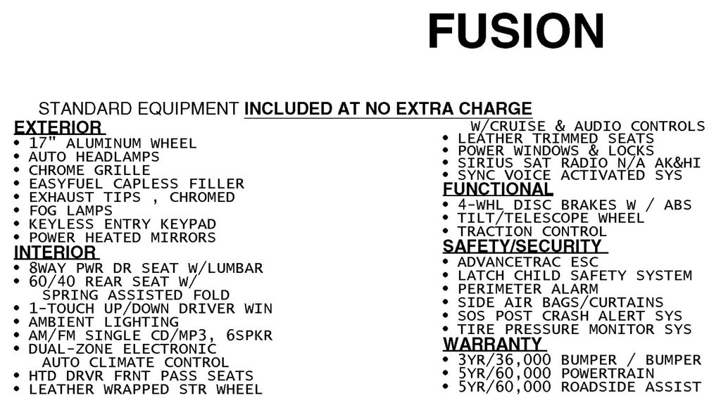 2010 Ford Fusion SEL photo