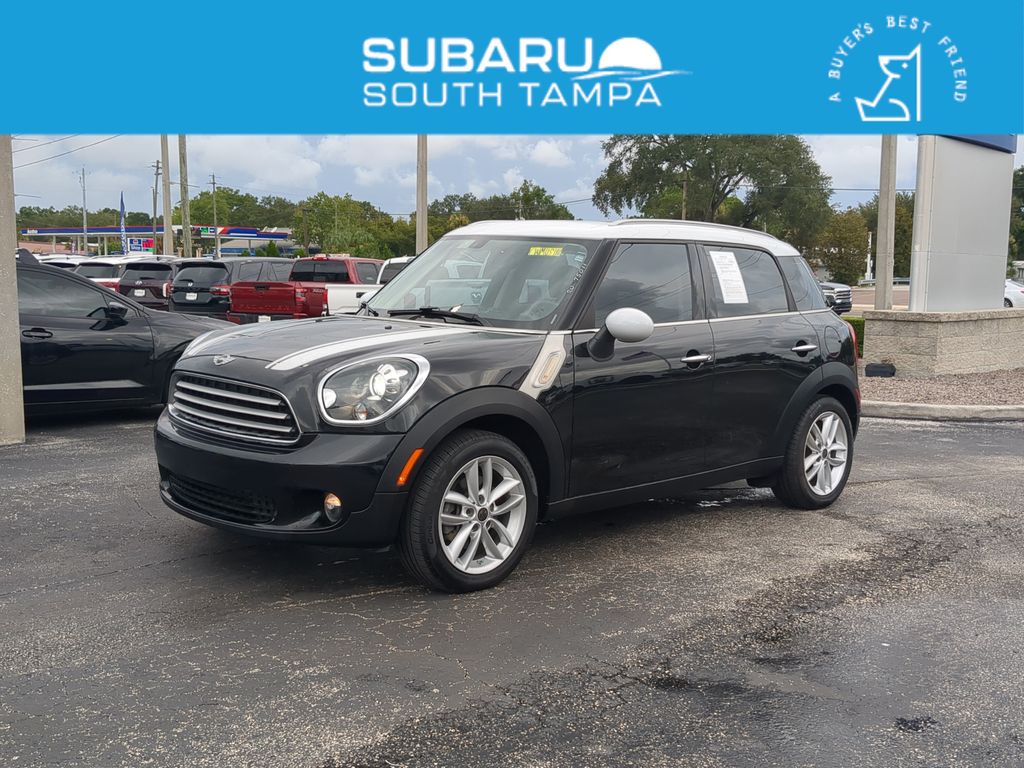 Black Metallic 2012 MINI Countryman SUV / Crossover Front-Wheel Drive 6-Speed Automatic