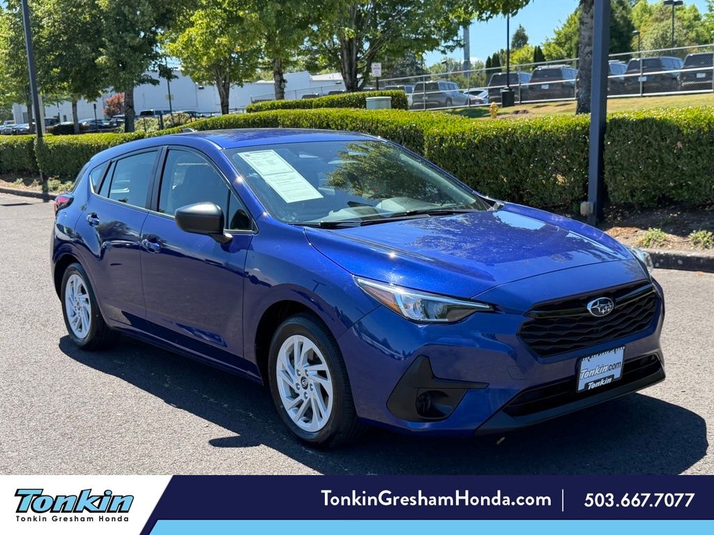 Sapphire Blue Pearl 2024 Subaru Impreza Wagon All-Wheel Drive Continuously Variable Transmission