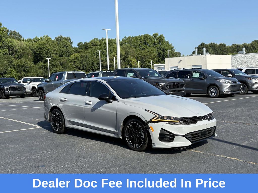 Wolf Gray 2022 Kia K5 Sedan Front-Wheel Drive 8-Speed Automatic