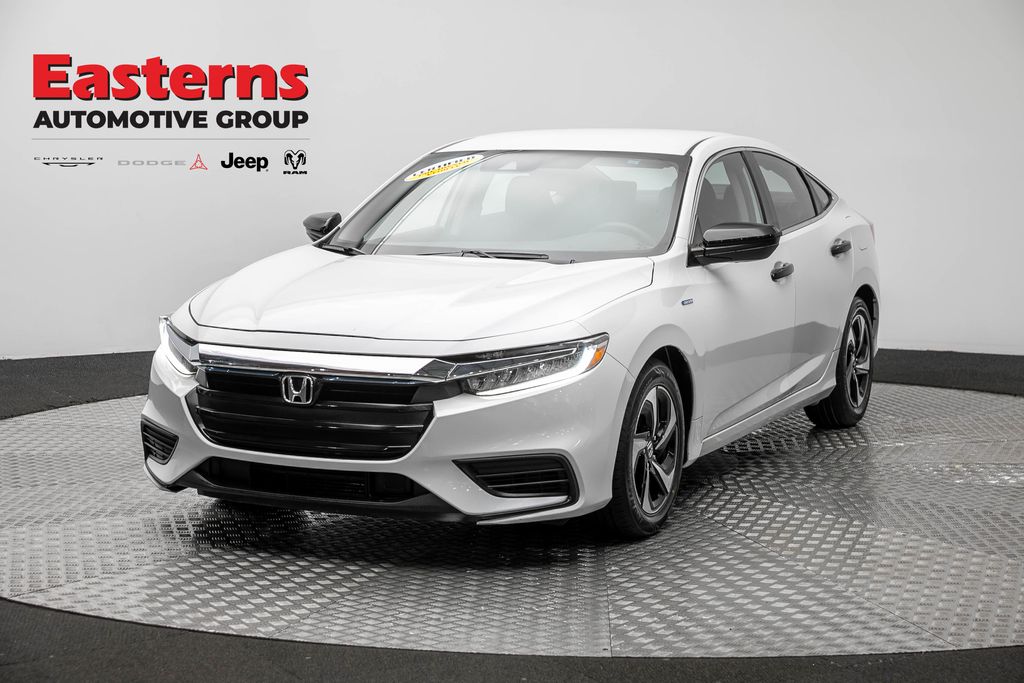 White 2022 Honda Insight Sedan Front-Wheel Drive Continuously Variable Transmission