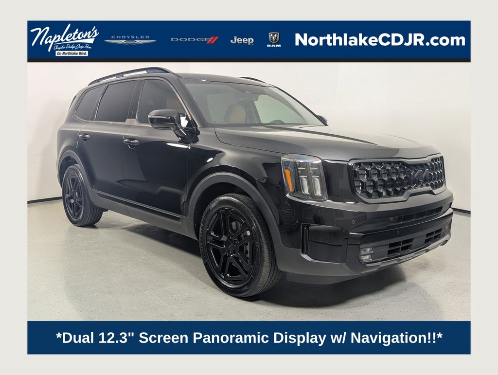 Ebony Black 2025 Kia Telluride SUV / Crossover All-Wheel Drive 8-Speed Automatic