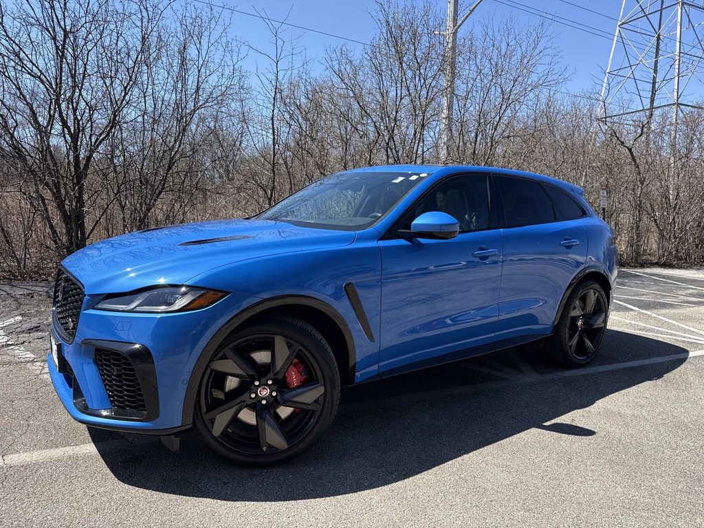 Ultra Blue 2023 Jaguar F-PACE SVR AWD SUV / Crossover All-Wheel Drive 8-Speed Automatic