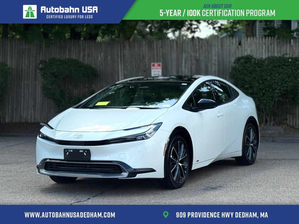 Pearl 2025 Toyota Prius XLE AWD Hatchback All-Wheel Drive Continuously Variable Transmission