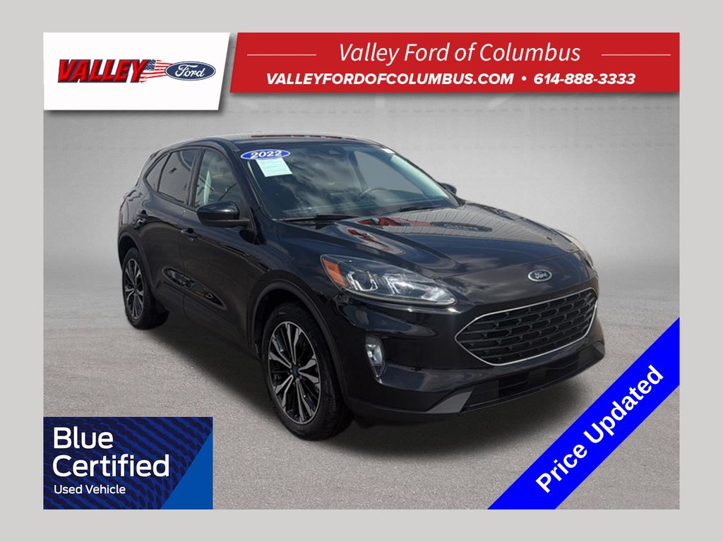 Black Metallic 2022 Ford Escape SUV / Crossover All-Wheel Drive 8-Speed Automatic