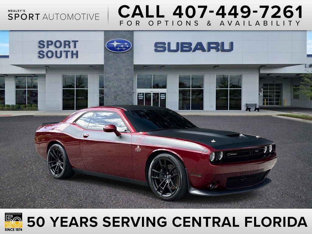 Octane Red Pearlcoat 2023 Dodge Challenger Coupe Rear-Wheel Drive 8-Speed Automatic