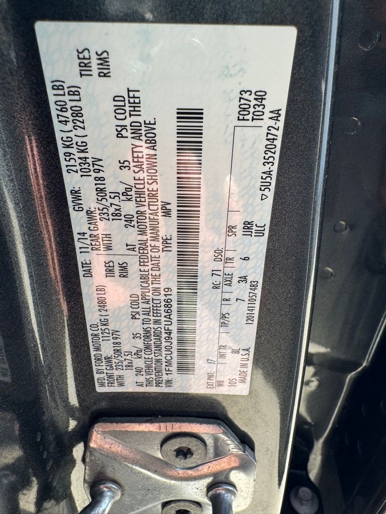 Used Car 2015 Ford Escape  Titanium For Sale Under $12,000 In Georgetown, Texas