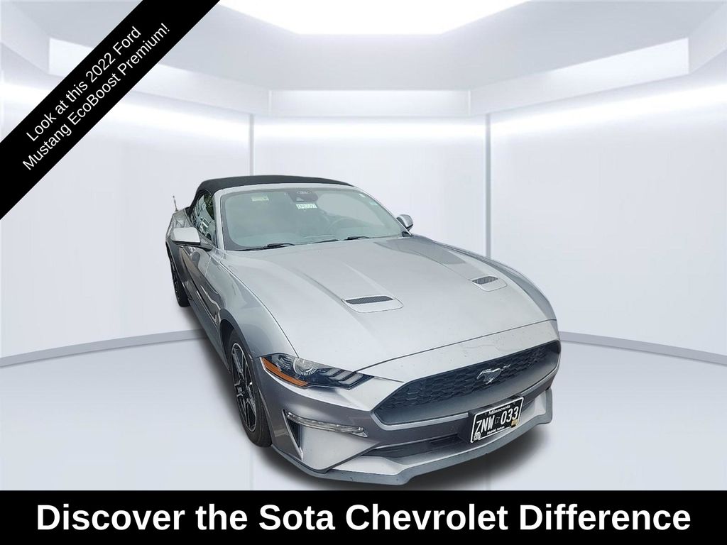 Silver Metallic 2022 Ford Mustang Convertible Rear-Wheel Drive Automatic