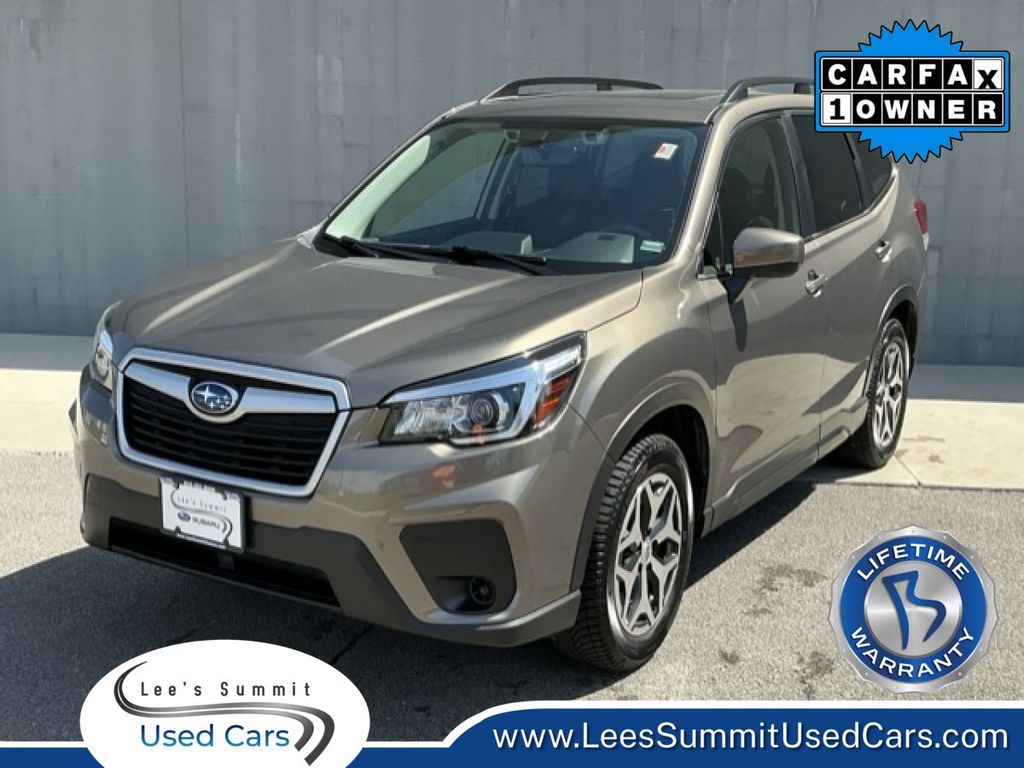 Sepia Bronze Metallic 2019 Subaru Forester 2.5i Premium AWD SUV / Crossover All-Wheel Drive Continuously Variable Transmission