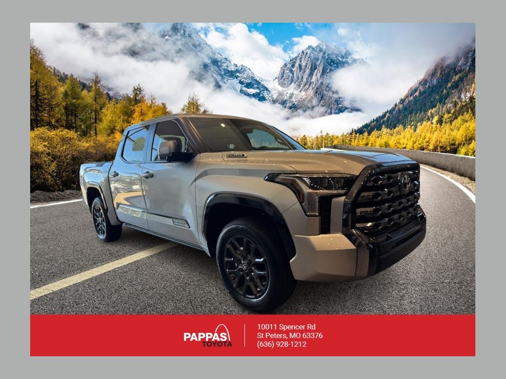 Celestial Silver Metallic 2026 Toyota Tundra Hybrid Platinum HV CrewMax Cab 4WD Pickup Truck Four-Wheel Drive Automatic