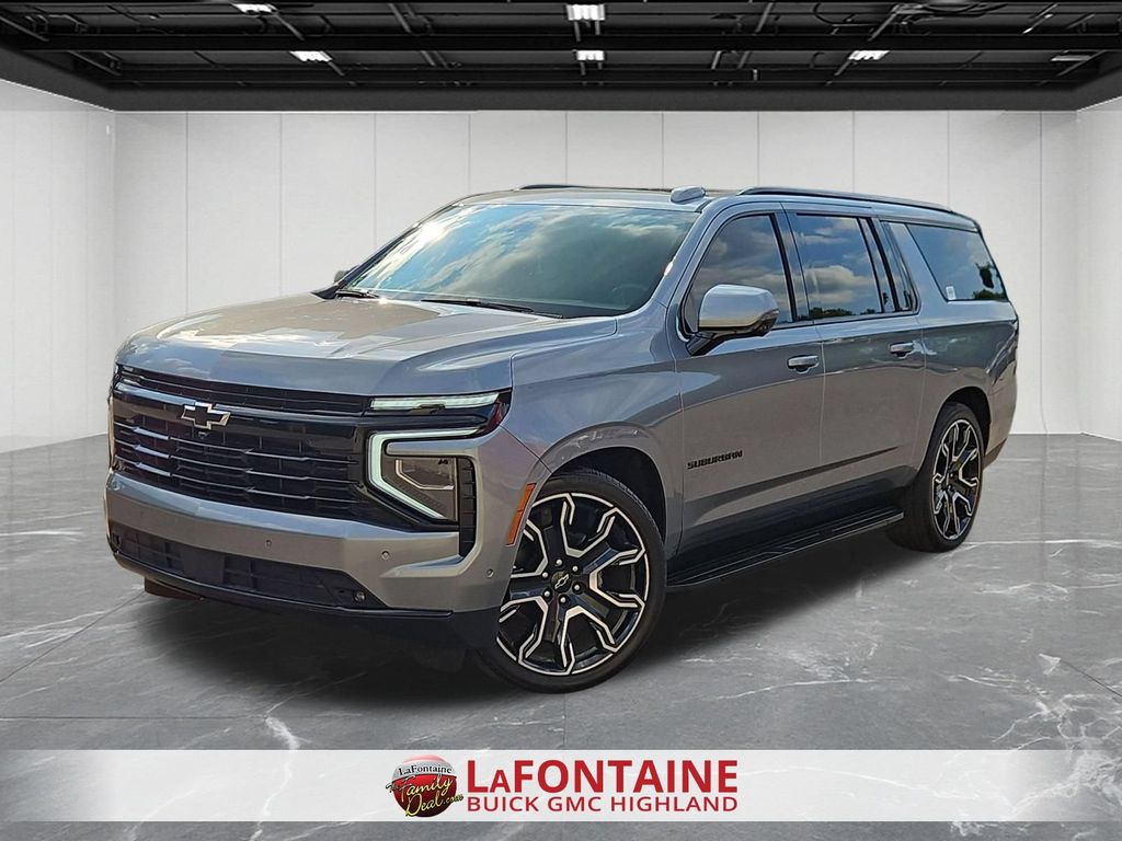 Sterling Gray Metallic 2025 Chevrolet Suburban SUV / Crossover Four-Wheel Drive