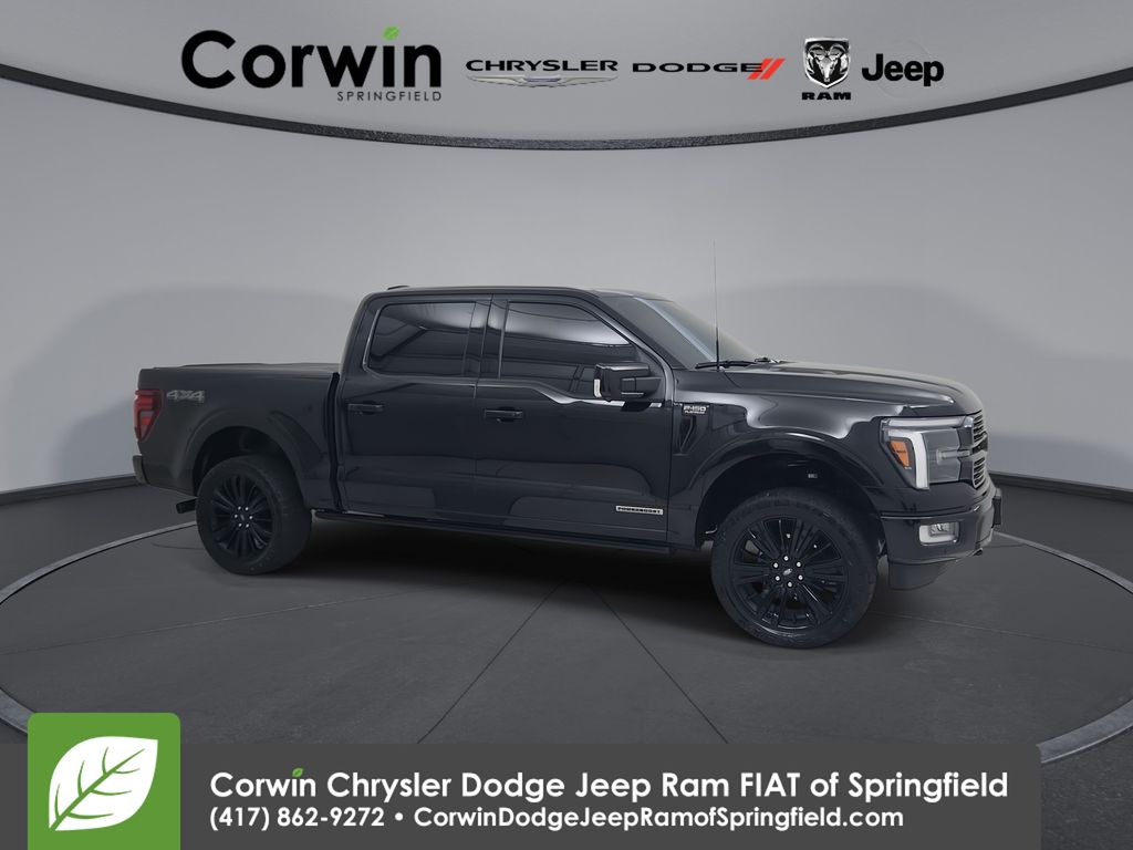 Black Metallic 2024 Ford F-150 Pickup Truck Four-Wheel Drive Automatic