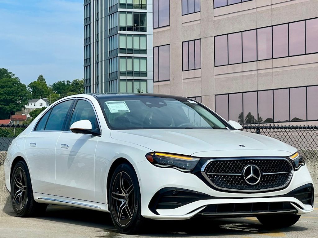 Polar White 2026 Mercedes-Benz E-Class Sedan All-Wheel Drive 9-Speed Automatic