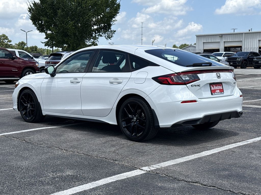 2025 Honda Civic Sport White at Community Honda