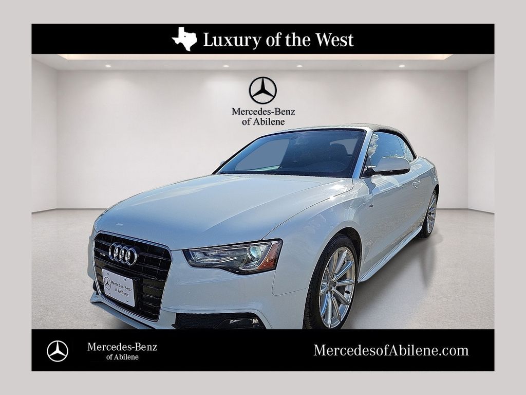 Black Metallic 2016 Audi A5 Convertible All-Wheel Drive 8-Speed Automatic