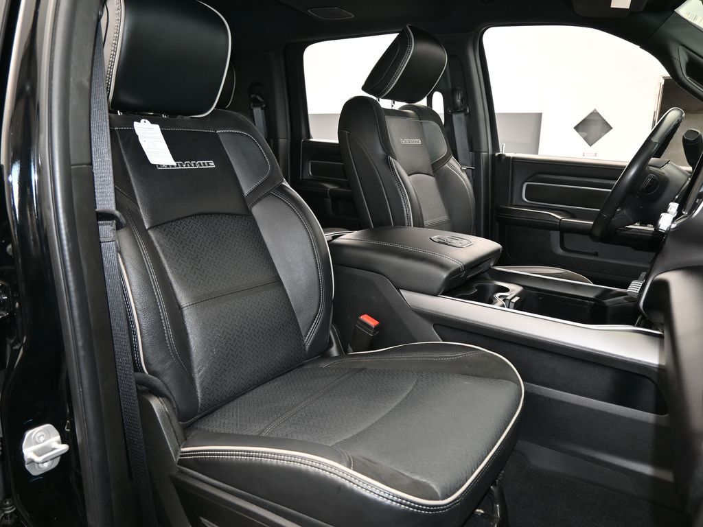 Used 2024 Diamond Black Crystal Pearlcoat Ram Laramie image 56