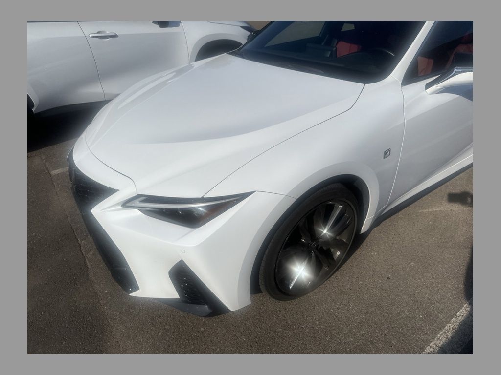 Ultra White 2023 Lexus IS Sedan 6-Speed Automatic
