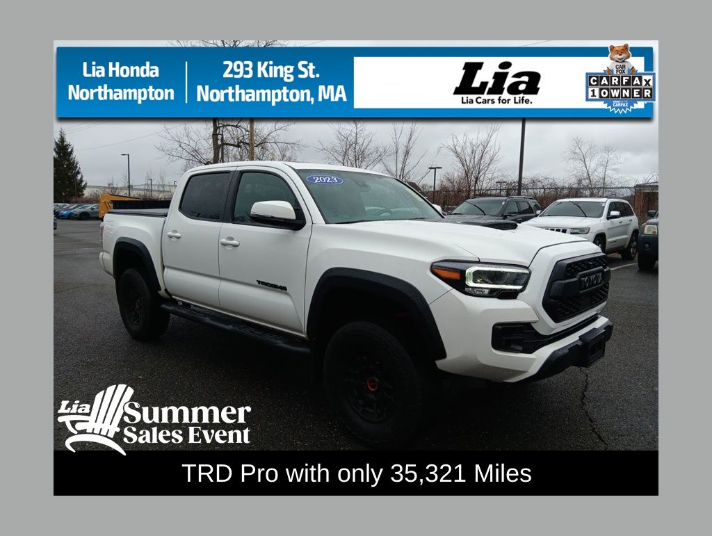 Ice Cap 2023 Toyota Tacoma TRD Pro Double Cab 4WD Pickup Truck Four-Wheel Drive 6-Speed Automatic