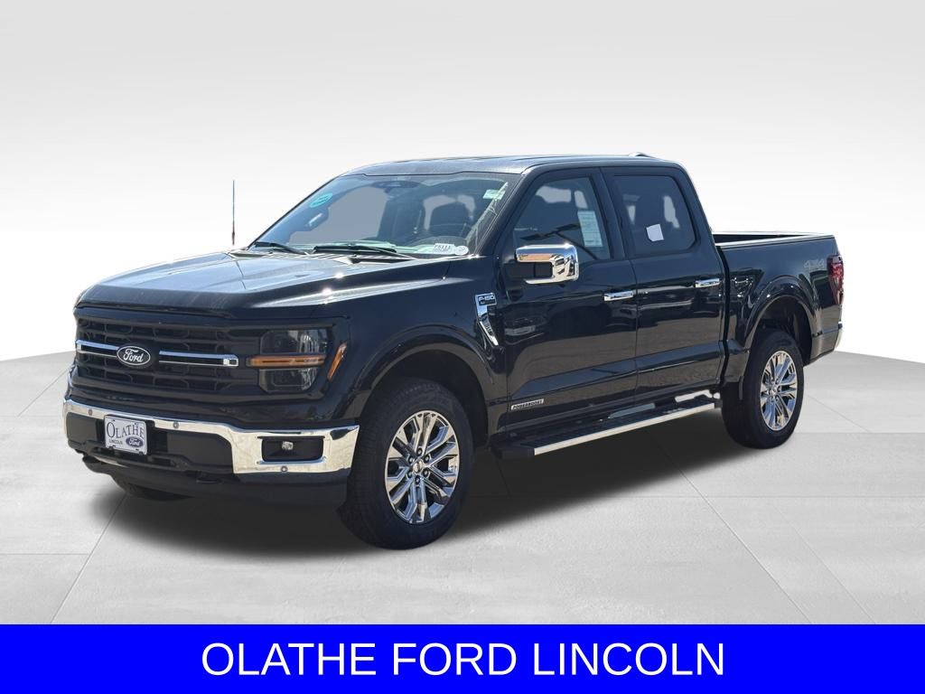 Agate Black Metallic 2025 Ford F-150 Pickup Truck Four-Wheel Drive Automatic