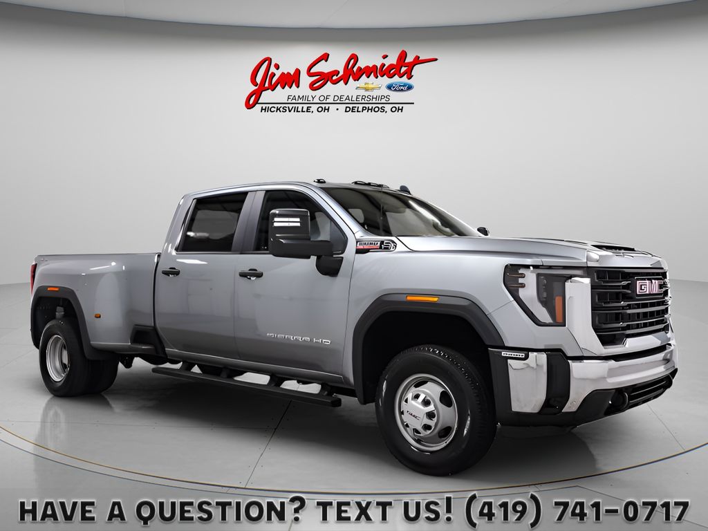 Sterling Metallic 2024 GMC Sierra 3500HD Pickup Truck Four-Wheel Drive Automatic