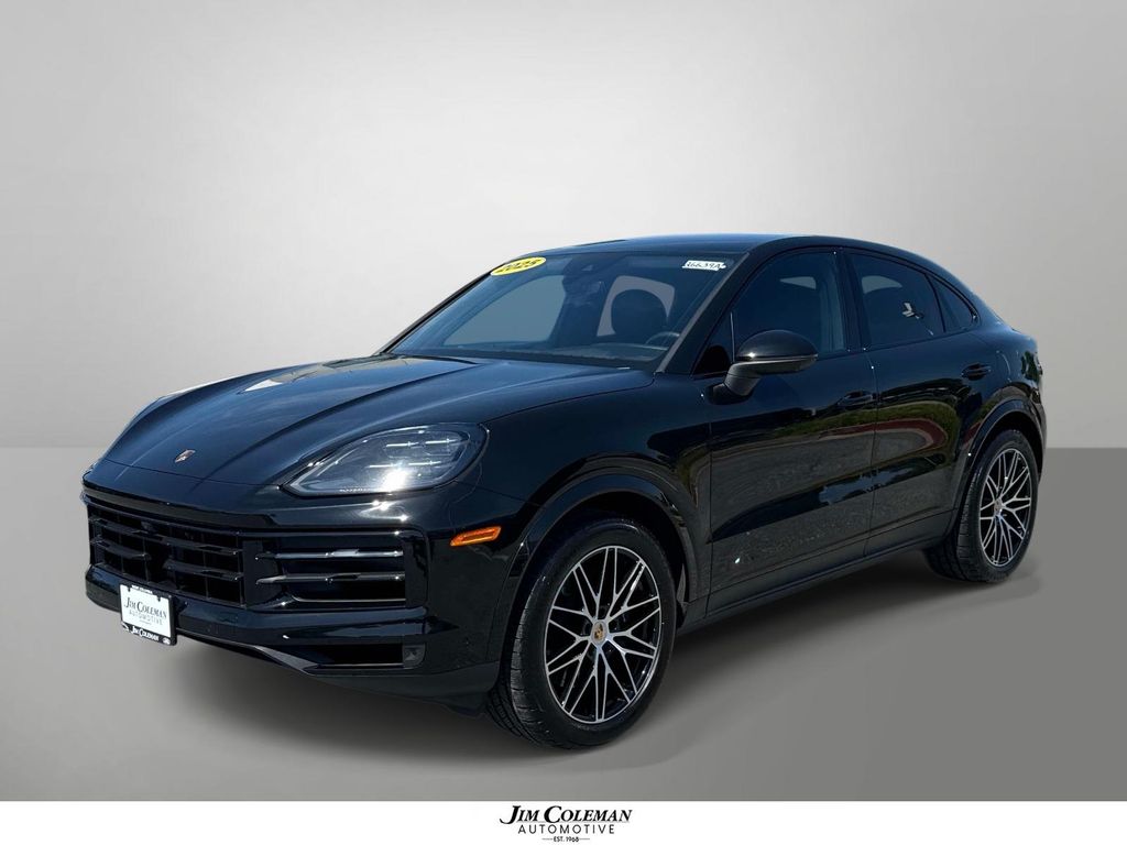 Chromite Black Metallic 2025 Porsche Cayenne Coupe Coupe All-Wheel Drive 8-Speed Automatic