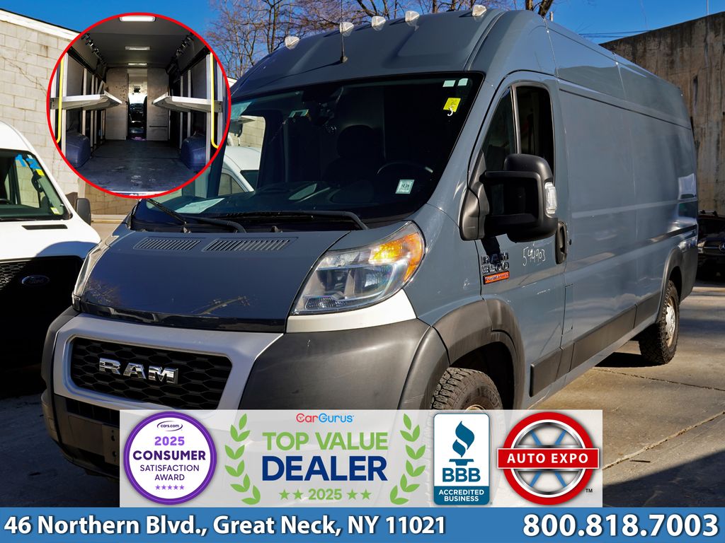 2019 RAM ProMaster 3500 159 High Roof Extended Cargo Van FWD