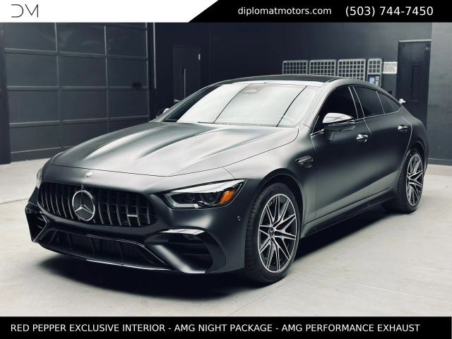Gray 2026 Mercedes-Benz AMG GT 53 4MATIC Coupe All-Wheel Drive 9-Speed Automatic