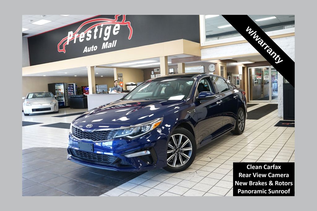 Horizon Blue 2019 Kia Optima Sedan Front-Wheel Drive 6-Speed Automatic