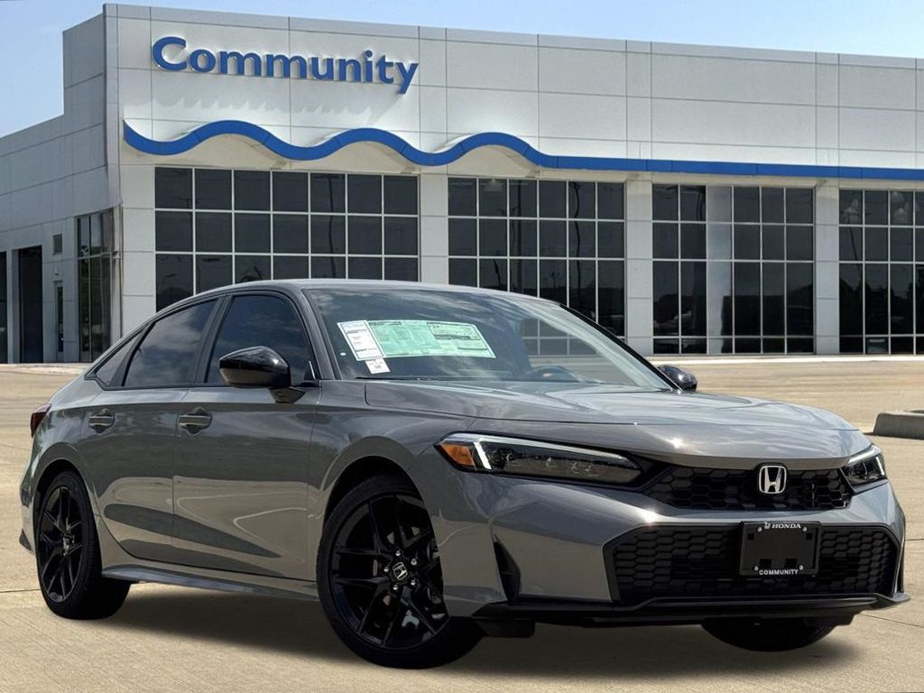 2026 Honda Civic Sport Gray at Emmons Autoplex