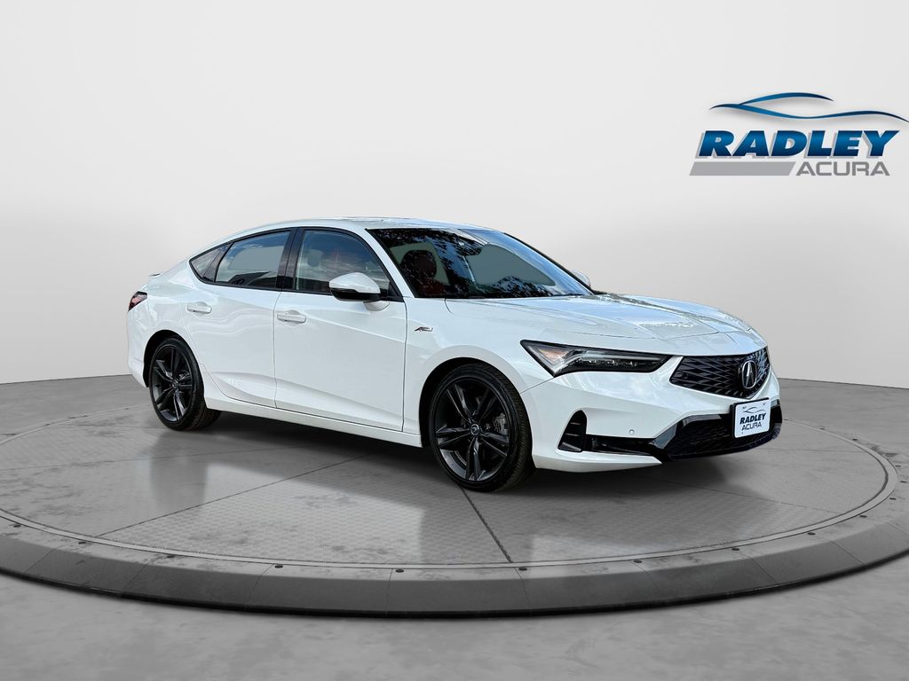 Platinum White Pearl 2025 Acura Integra Hatchback Front-Wheel Drive Continuously Variable Transmission