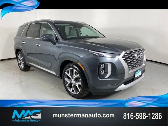 Gray (Steel Graphite) 2022 Hyundai Palisade SUV / Crossover Front-Wheel Drive 8-Speed Automatic
