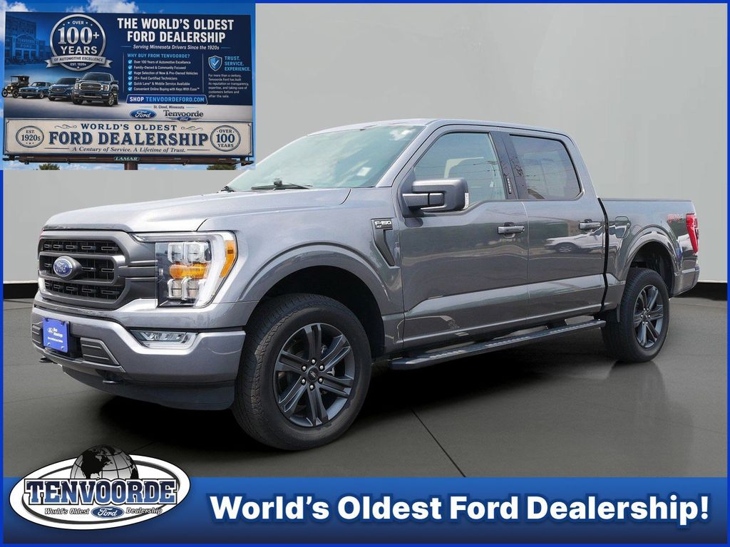 Gray Metallic 2023 Ford F-150 Pickup Truck Four-Wheel Drive Automatic