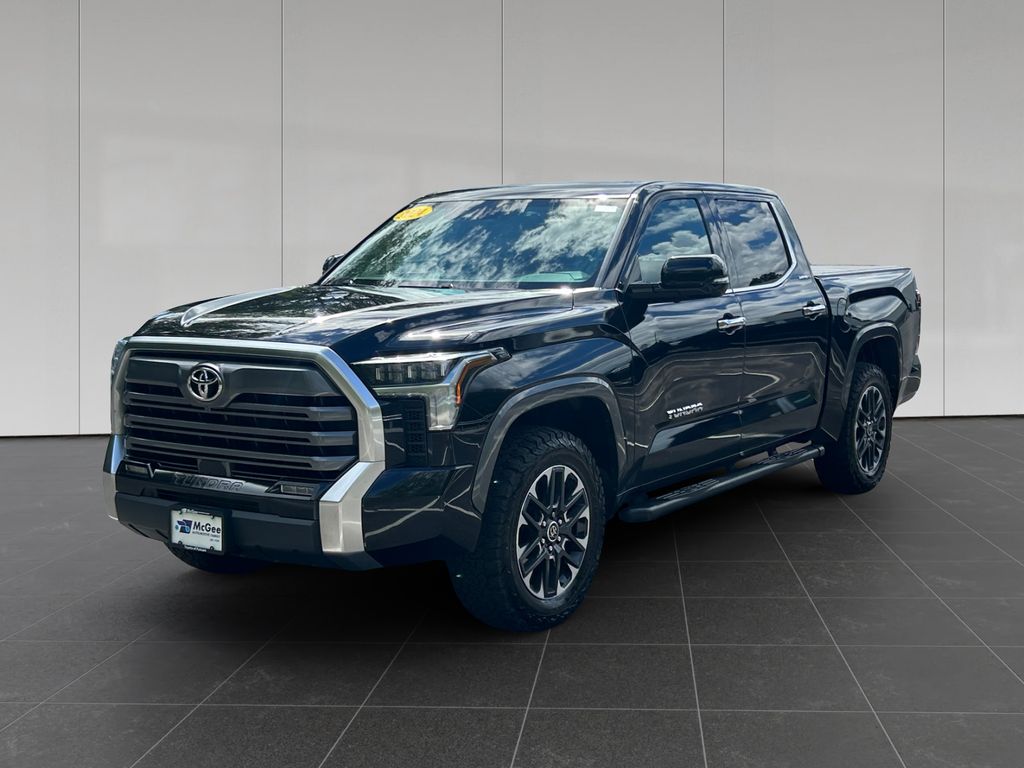 Black 2024 Toyota Tundra Pickup Truck Four-Wheel Drive Automatic