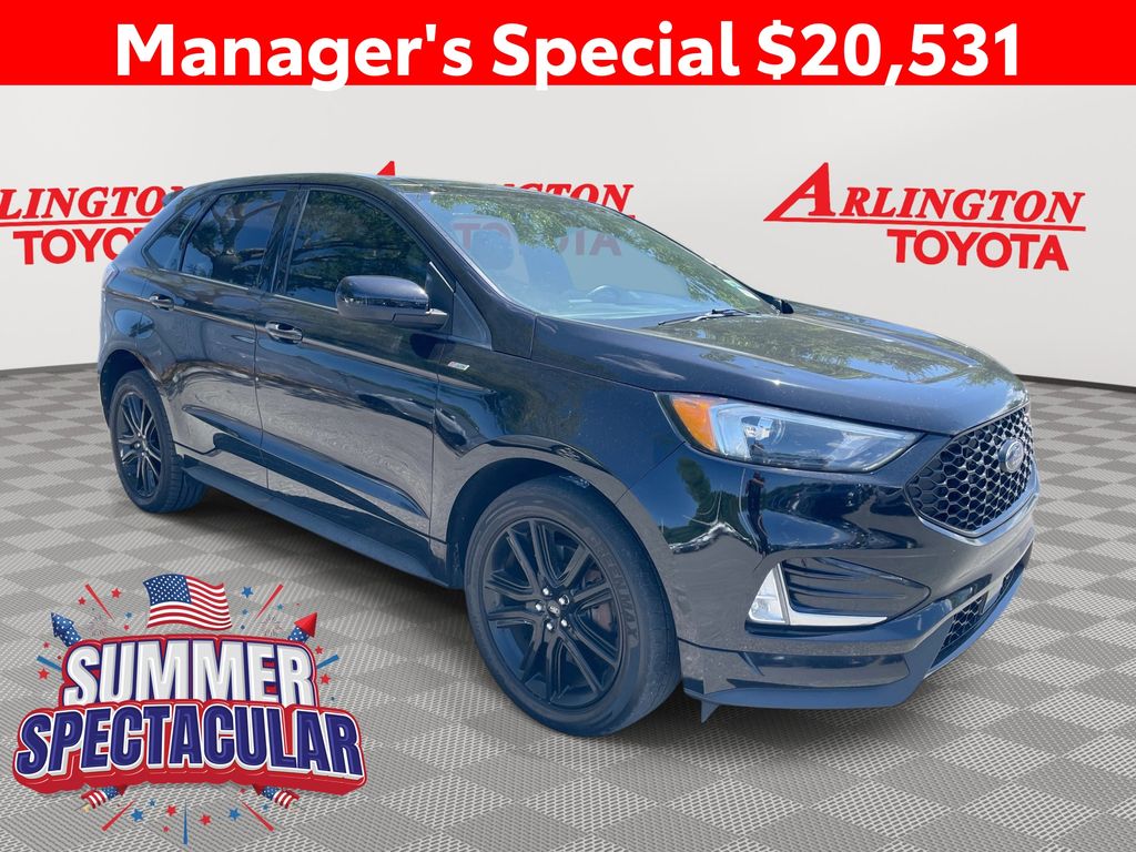 Agate Black Metallic 2022 Ford Edge SUV / Crossover All-Wheel Drive 8-Speed Automatic