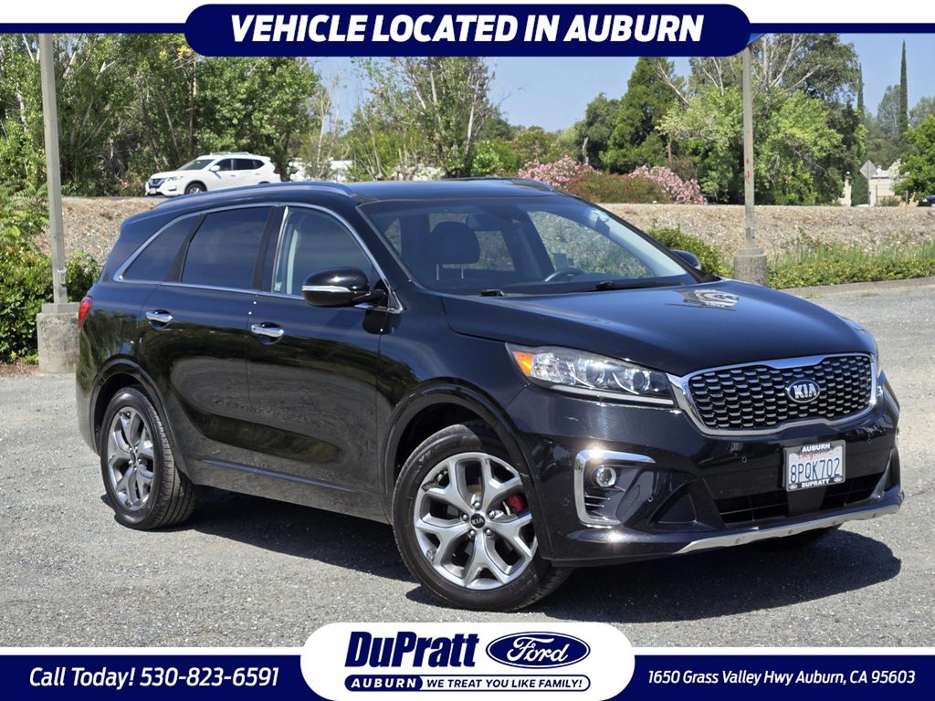 Ebony Black 2019 Kia Sorento SUV / Crossover Front-Wheel Drive 8-Speed Automatic