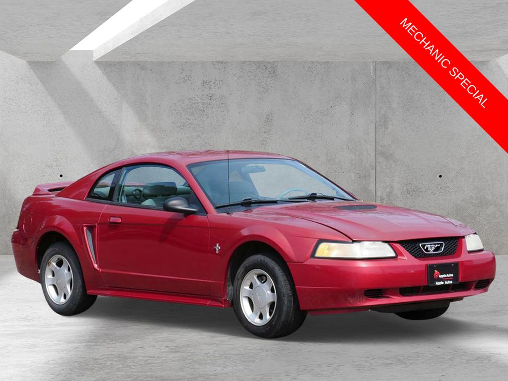 Performance Red Clearcoat 2000 Ford Mustang Coupe RWD Coupe Rear-Wheel Drive 4-Speed Automatic Overdrive