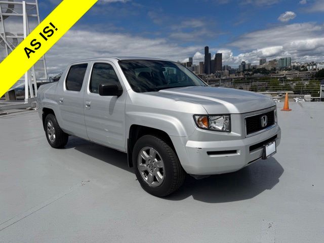 Billet Silver Metallic 2008 Honda Ridgeline Pickup Truck Four-Wheel Drive 5-Speed Automatic
