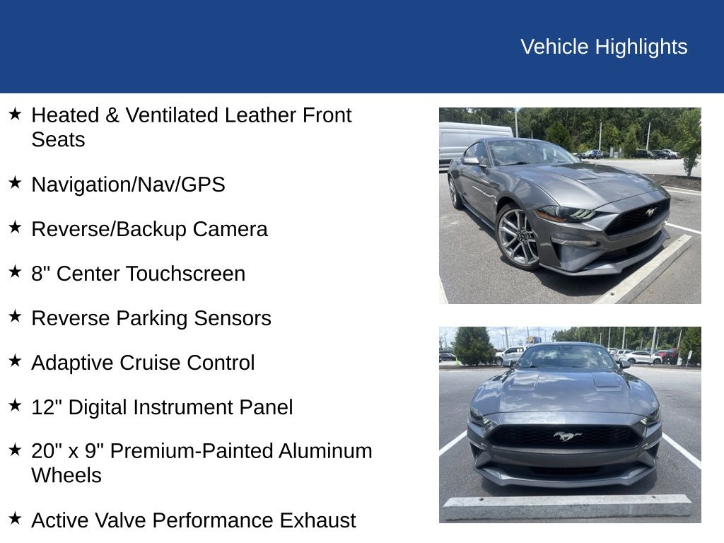 2022 Ford Mustang EcoBoost Premium Fastback
