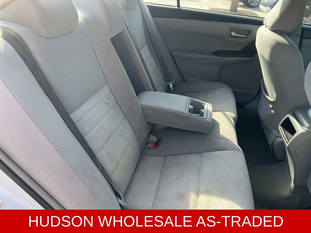 2015 White Toyota Camry LE FWD Sedan