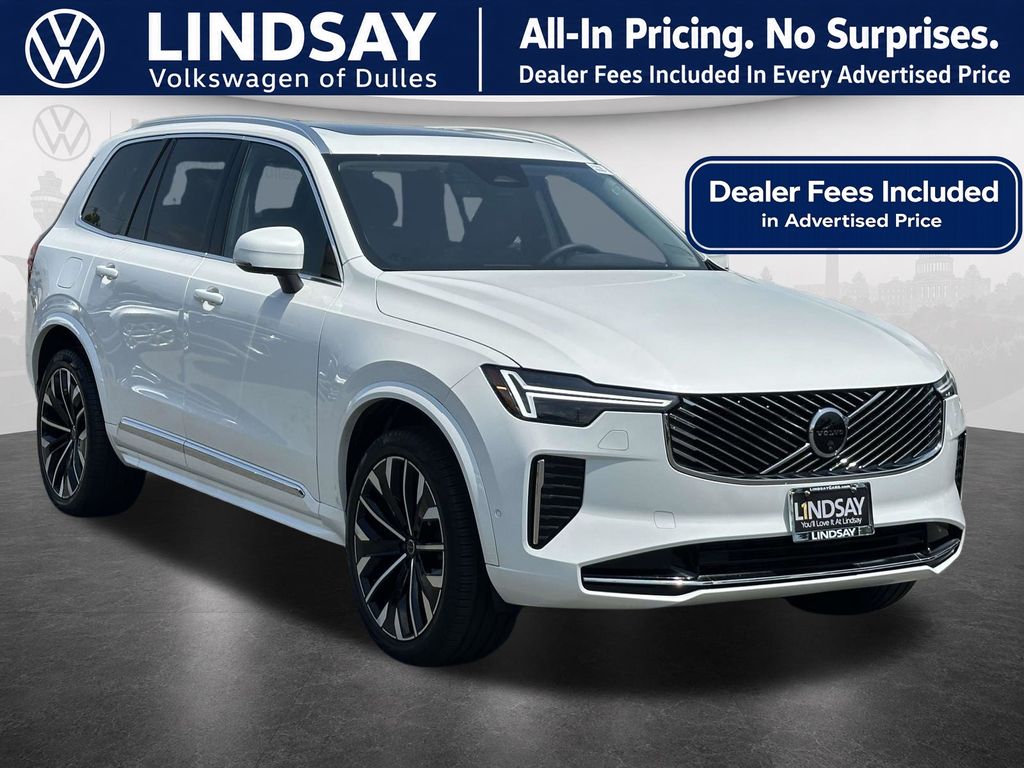 Crystal White Metallic 2025 Volvo XC90 SUV / Crossover All-Wheel Drive Automatic