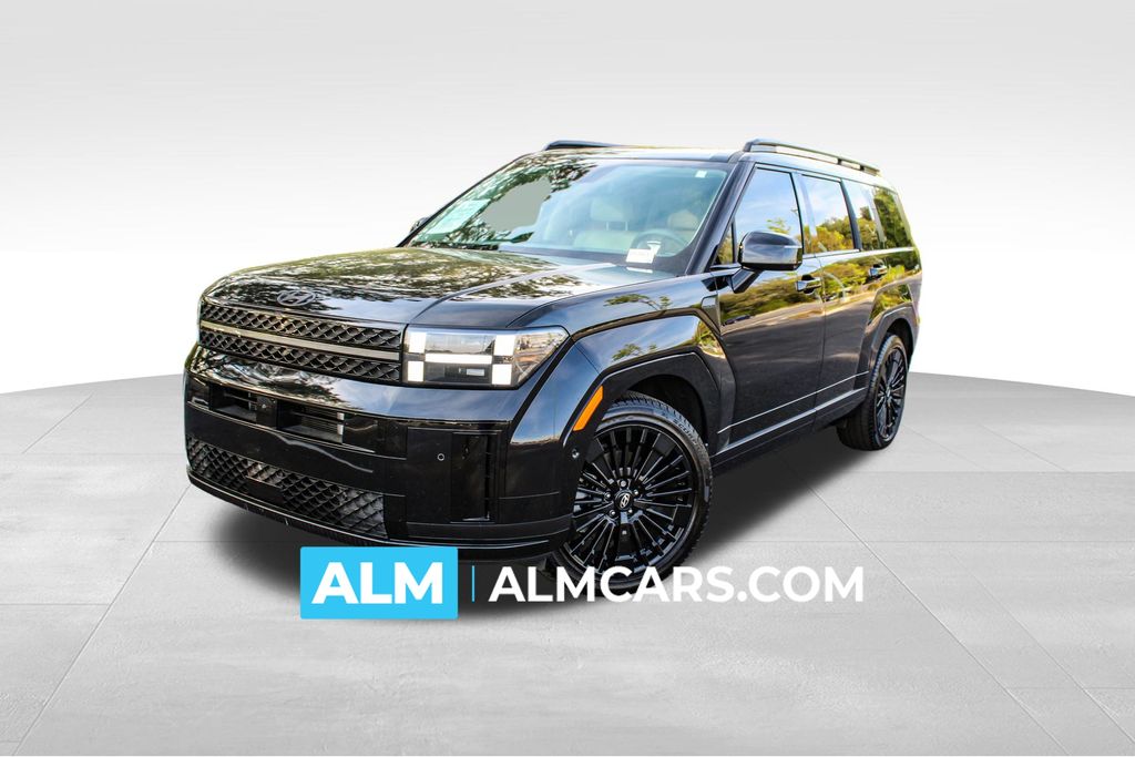 Phantom Black 2025 Hyundai Santa Fe Hybrid Calligraphy FWD SUV / Crossover Front-Wheel Drive 6-Speed Automatic