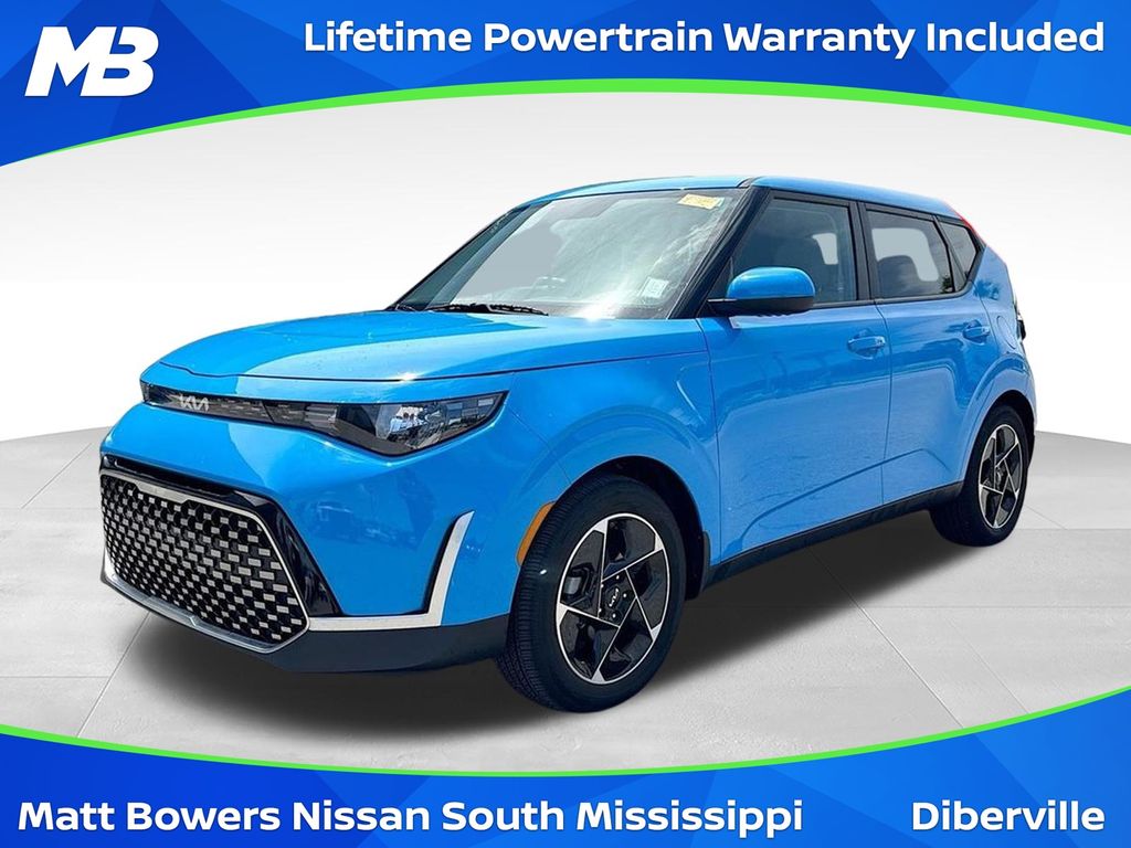 Surf Blue 2025 Kia Soul SUV / Crossover Front-Wheel Drive Continuously Variable Transmission